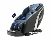 Luxe massagestoel zero gravity - lcd scherm - zwart / blauw - afbeelding 6 van  8