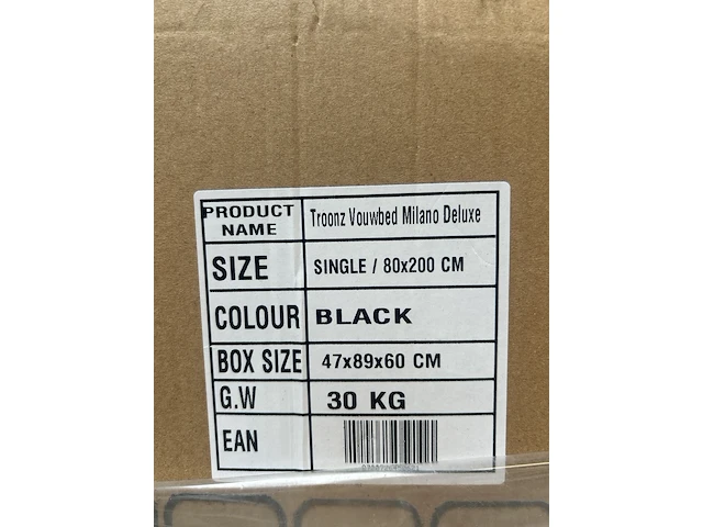 Luxe opklapbed, vouwbed 80x190 troonz, matera royal - afbeelding 4 van  4