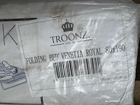 Luxe opklapbed, vouwbed met matras 80x190 troonz, venetia royal - afbeelding 3 van  3