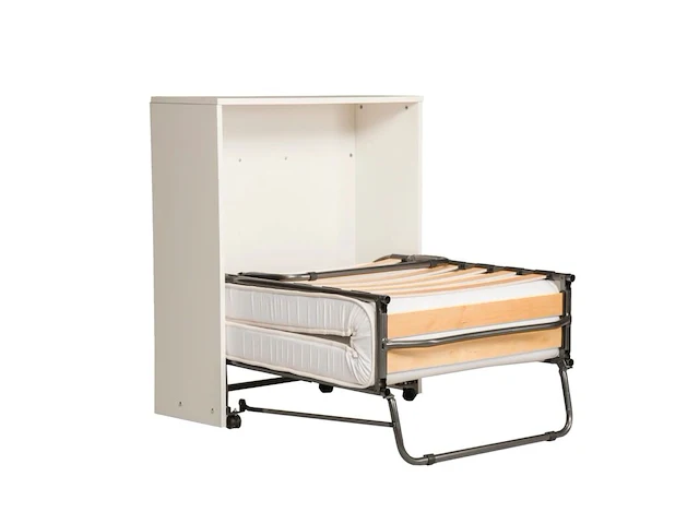 Luxe opklapbed/vouwbed met matras 80x190, troonz, matera deluxe - afbeelding 1 van  3