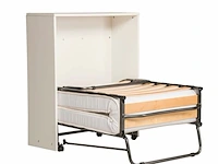 Luxe opklapbed/vouwbed met matras 80x190, troonz, matera deluxe - afbeelding 1 van  3