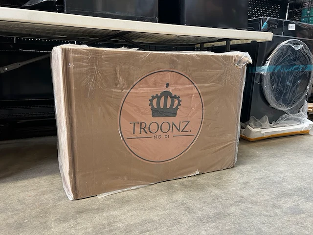 Luxe opklapbed/vouwbed met matras 80x200 troonz, milano deluxe - afbeelding 4 van  5