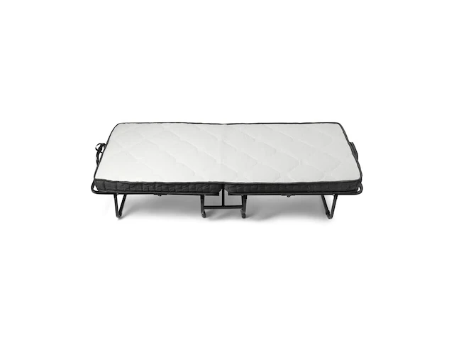 Luxe opklapbed/vouwbed met matras 80x200 troonz, milano deluxe - afbeelding 3 van  7