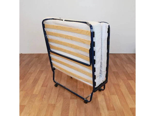 Luxe opklapbed/vouwbed met matras 90x190 cm troonz - afbeelding 1 van  2