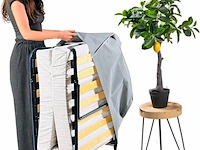 Luxe opklapbed/vouwbed met matras 90x200 cm troonz - afbeelding 1 van  3
