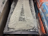 Luxe opklapbed/vouwbed met matras 90x200 cm troonz - afbeelding 3 van  3