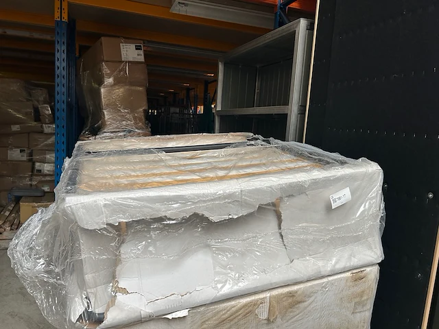 Luxe opklapbed/vouwbed met matras 90x210 troonz, verona deluxe - afbeelding 2 van  4