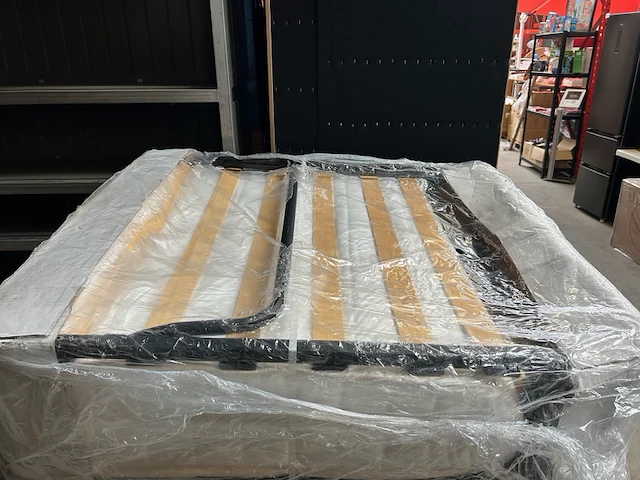Luxe opklapbed/vouwbed met matras 90x210 troonz, verona deluxe - afbeelding 3 van  4