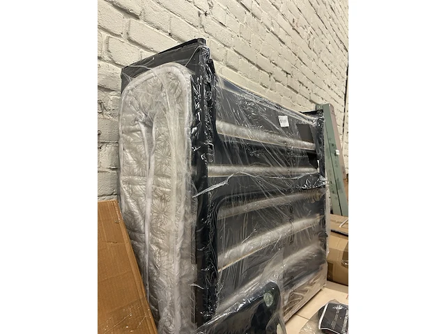 Luxe opklapbed/vouwbed met matras troonz - afbeelding 2 van  3