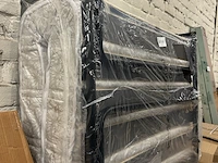 Luxe opklapbed/vouwbed met matras troonz - afbeelding 2 van  3