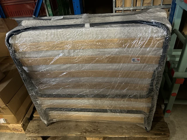 Luxe opklapbed/vouwbed met matras - afbeelding 1 van  3
