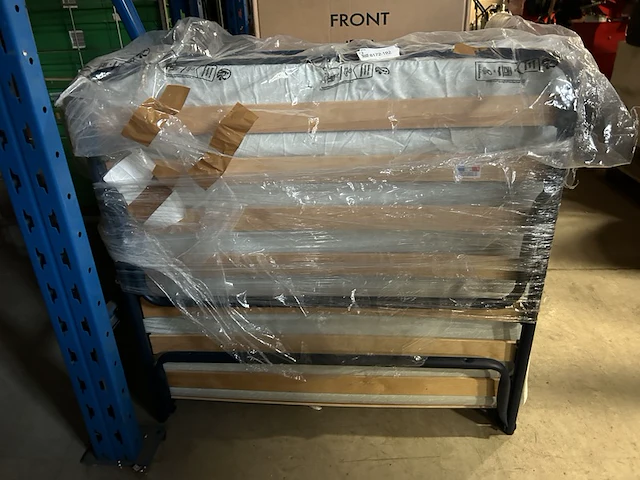 Luxe opklapbed/vouwbed met matras - afbeelding 1 van  3
