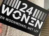 Luxe organische bank in off white bouclé stof by italia, wit, bouwjaar 2023 - afbeelding 2 van  11