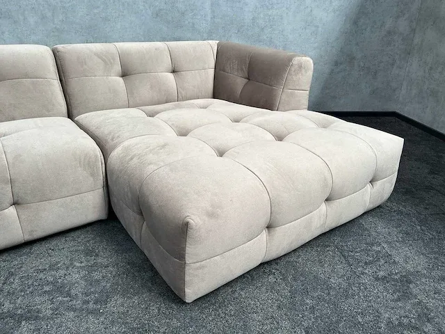 Luxe velvet loungebank - ongebruikt - afbeelding 4 van  19