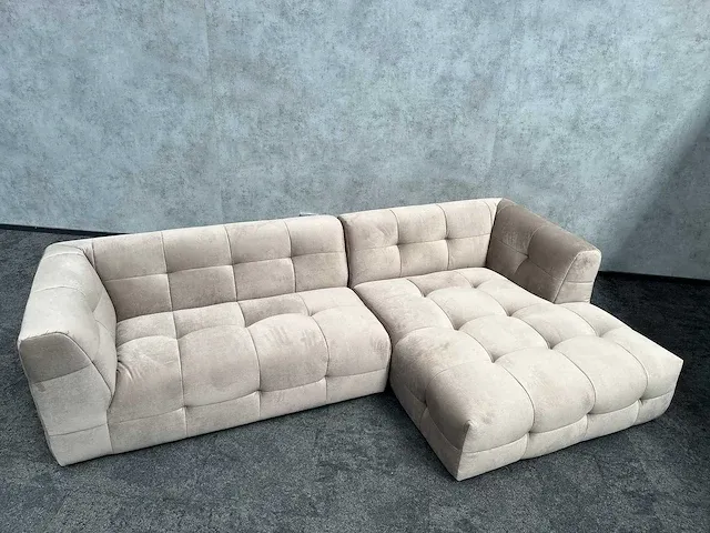 Luxe velvet loungebank - ongebruikt - afbeelding 13 van  19