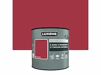 Luxens luxens muur- en houtverf, mat licheerood 2, 0,5 liter (524x) - afbeelding 1 van  3