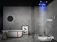 Luxury wellness 5 in 1 inbouw regendouche met thermostaatkraan en massagejets irs-1001-ch - afbeelding 12 van  43
