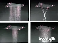 Luxury wellness 5 in 1 inbouw regendouche met thermostaatkraan en massagejets irs-1001-ch - afbeelding 35 van  43