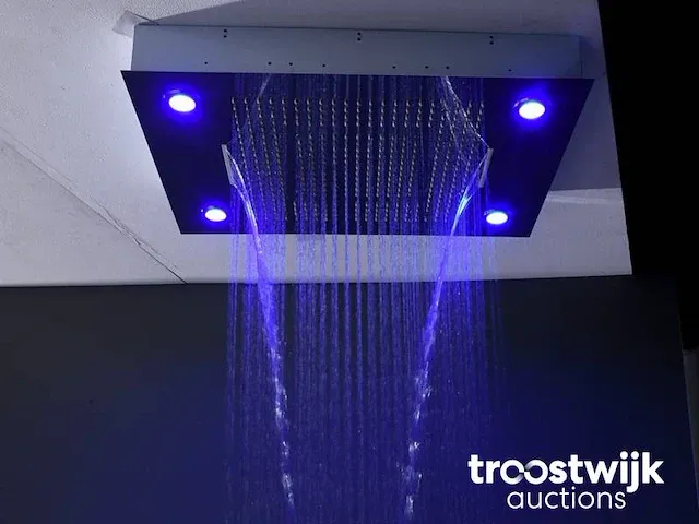 Luxury wellness 5 in 1 inbouw regendouche met thermostaatkraan en massagejets irs-1001-ch - afbeelding 41 van  43