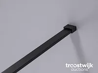 Luxury wellness douchewanden 90cm mat zwart frame - afbeelding 6 van  8