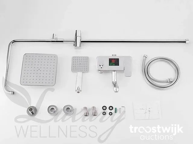 Luxury wellness opbouw regendouche met digitaal display drd-001 - afbeelding 5 van  12