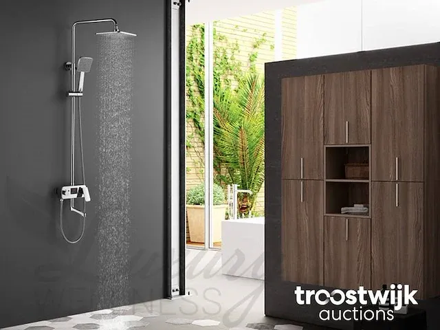 Luxury wellness opbouw regendouche met digitaal display drd-001 - afbeelding 6 van  12