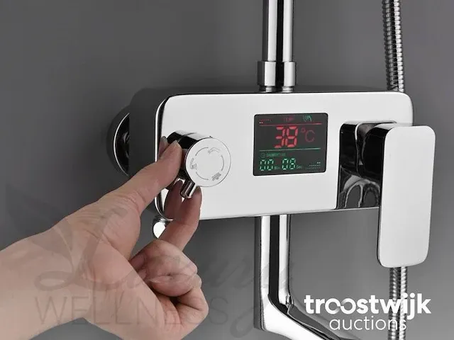 Luxury wellness opbouw regendouche met digitaal display drd-001 - afbeelding 9 van  12