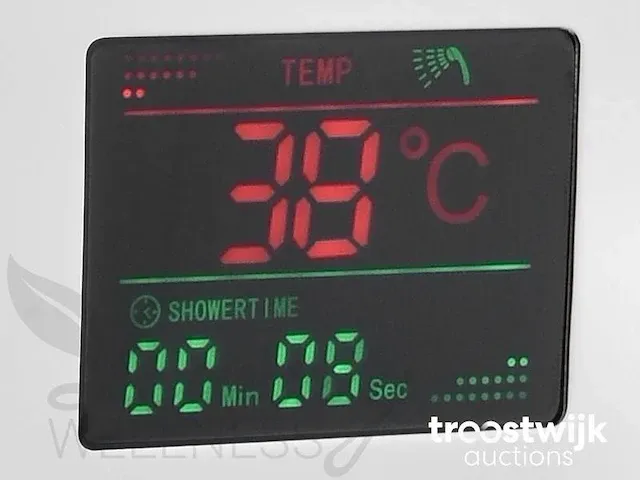 Luxury wellness opbouw regendouche met digitaal display drd-001 - afbeelding 12 van  12