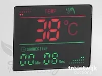 Luxury wellness opbouw regendouche met digitaal display drd-001 - afbeelding 12 van  12