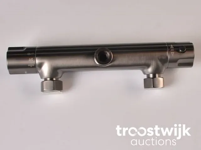 Luxury wellness opbouw regendouche met thermostaatkraan londen geborsteld gunmetal grey - afbeelding 4 van  10