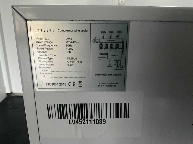 Luzvini - lv45w - wijnklimaatkast - afbeelding 7 van  7