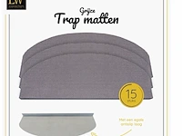 Lw collection trapmatten - 25 dozen á 15 stuks - grijs - afbeelding 1 van  2
