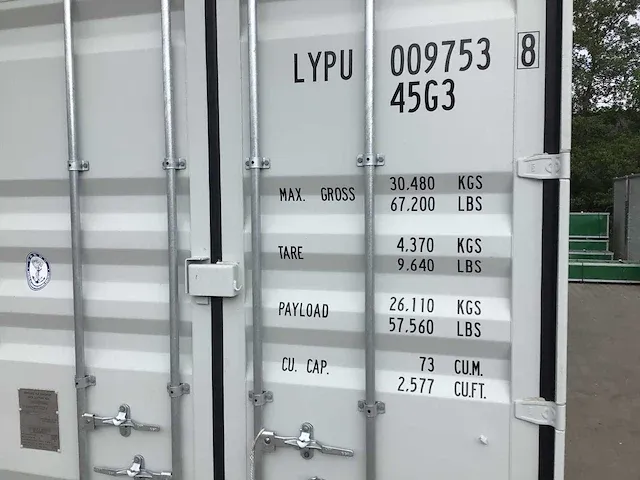 Lypu - 40 ft hq high cube - opslag zeecontainer met 4 zijdeuren - afbeelding 6 van  36
