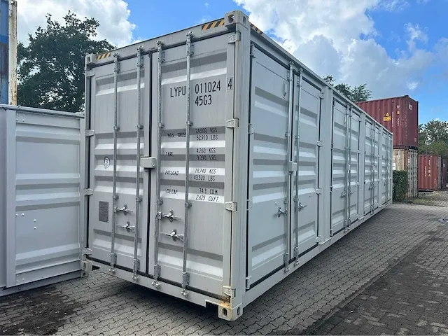 Lypu 40 ft high cube zeecontainer met 4 zijdeuren - afbeelding 10 van  16