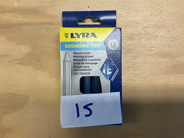 Lyra economy 7895 signeerkrijt blauw (3x) - afbeelding 1 van  1
