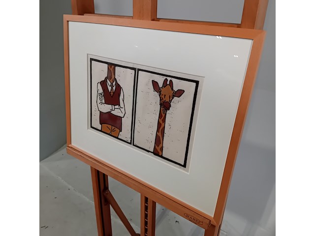 M. kaatsen, giraf man, 1977 - afbeelding 3 van  9