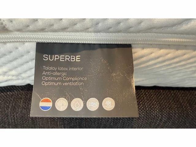M-line superbe medium talalay latex anti-allergic matras b80 x l200cm - afbeelding 13 van  17