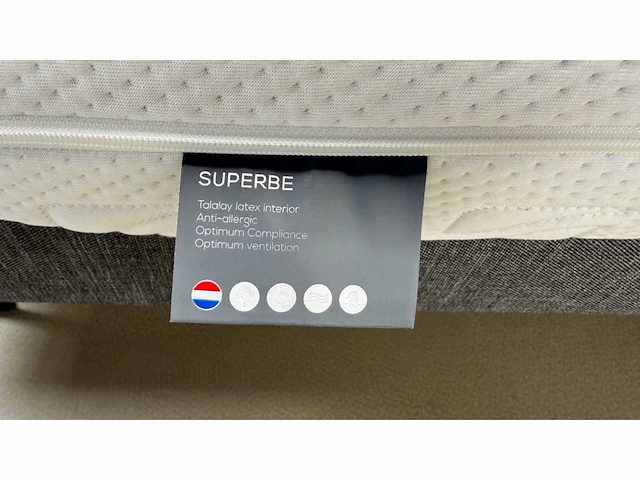 M-line superbe soft talalay latex anti-allergic matras b140 x l200cm - afbeelding 24 van  24