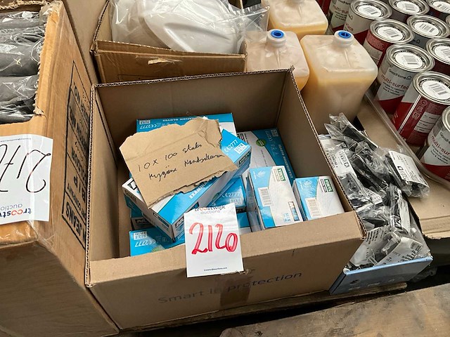 M-safe vinyl handschoenen (10x) - afbeelding 1 van  3