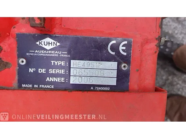 Maai-arm met klepelmaaier kuhn, he4951p, bouwjaar 2006 - afbeelding 27 van  33