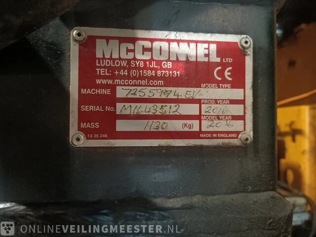 Maaiarm mcconnel, bouwjaar 2016 - afbeelding 5 van  16