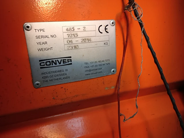 Maaiboot conver, 425 met trailer, bouwjaar 2014 - afbeelding 39 van  61