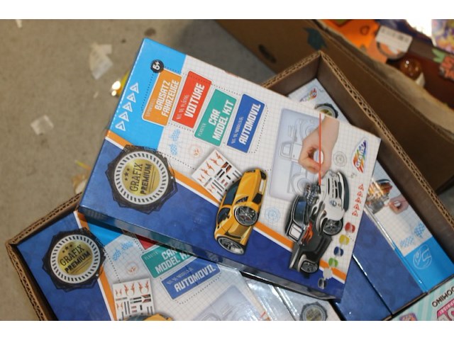 Maakje auto 6 stuks - afbeelding 3 van  3