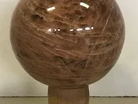 Maansteen bol zalmkleurig - afbeelding 3 van  5