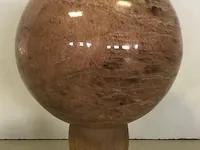 Maansteen bol zalmkleurig - afbeelding 4 van  5