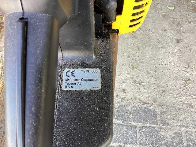 Mac 835 av kettingzaag - afbeelding 5 van  5