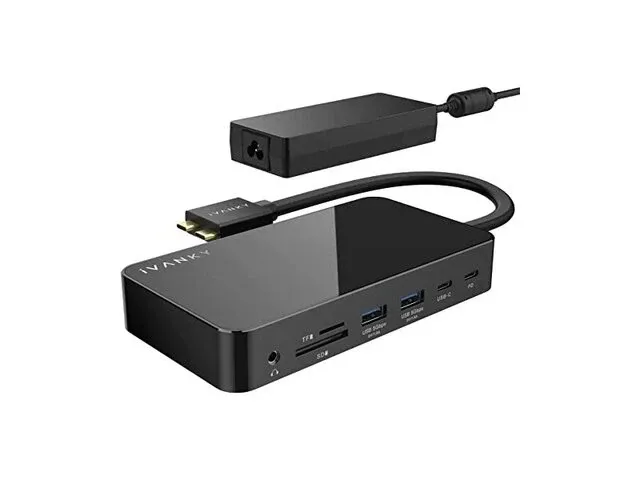 Macbook pro docking station met 180 w voeding ivanky - afbeelding 1 van  6