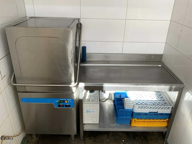 Mach - 450ms - korvenvaatwasmachine met afvoertafel - afbeelding 1 van  10