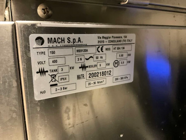 Mach ht 504.13a doorvoerwasstraat - afbeelding 5 van  8