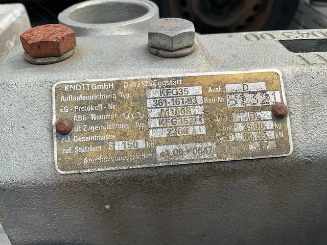 Machine aanhanger oprijwagen - afbeelding 6 van  14